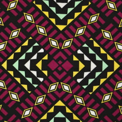 Oxford Africano Geometria Roxa Oxford Africano Geometria Roxa