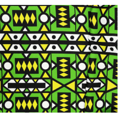 Oxford Africano Geometria Tribal Verde