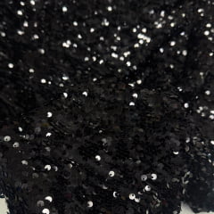 Malha Paetê Preto