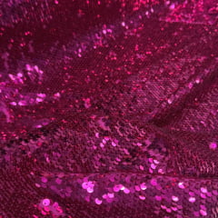 Malha Paetê Rosa Pink