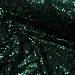Malha Paetê Verde Malha Paetê Verde