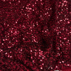 Malha Paetê Vermelho