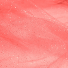 Tule Glitter Coral Sobretom