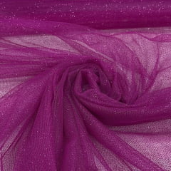 Tule Glitter Magenta 