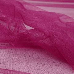 Tule Glitter Magenta Sobretom