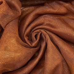 Tule Glitter Marrom