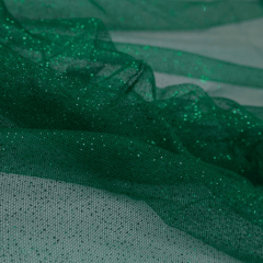 Tule Glitter Verde Esmeralda Sobretom 