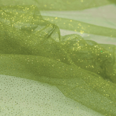 Tule Glitter Verde Limão Sobretom