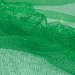 Tule Glitter Verde Sobretom 