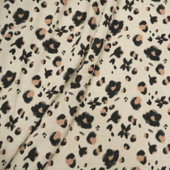 Viscolinho com Elastano Animal Print Leopardo Viscolinho com Elastano Animal Print Leopardo
