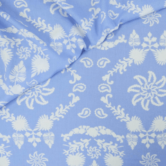 Viscose Arabesco Azul Viscose Arabesco Azul