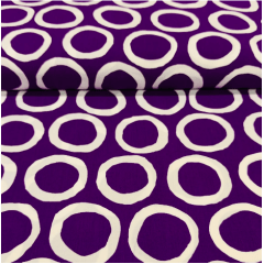 Viscose Circulos Roxos