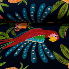 Viscose Farm Amazônia Fundo Preto