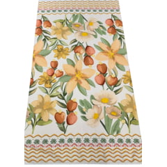 Viscose Farm Floral Aquarela 