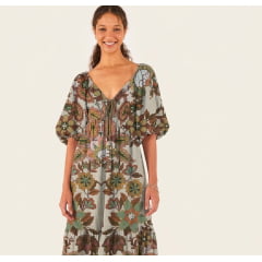 Viscose Farm Flores Tons Terrosos