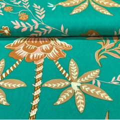Viscose Folhas Exóticas