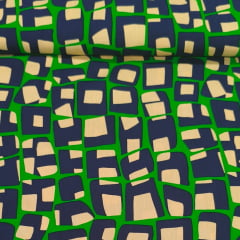 Viscose Mosaico Verde