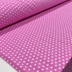 Viscose Petit Poa Pequeno Rosa