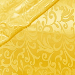 Cetim Brocado Amarelo Ouro Cetim Brocado Amarelo Ouro