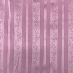 Tecido Cetim Brocado Listras Rosa