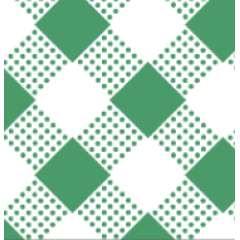 Chitão Xadrez Diagonal Verde