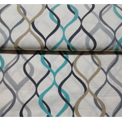 CORTE 0,80x1,50cm Gorgurão Semi Impermeável Ornamental Verde 