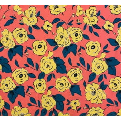 Floral Primavera Coral RRR Floral Primavera Coral RRR