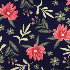 Oxford Estampado Flores da Noite