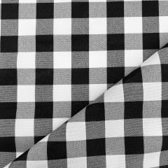 Oxford Xadrez Médio Azul Preto