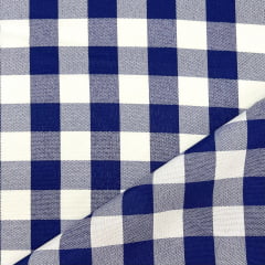 Oxford Xadrez Médio Azul Royal