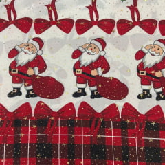 Toalha Natal Doce Espera de Natal com Brilho Dourado