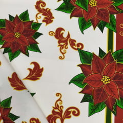 Toalha Natal Flores do Natal Toalha Natal Flores do Natal