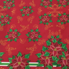 Toalha Natal Flores Lindas Natalinas