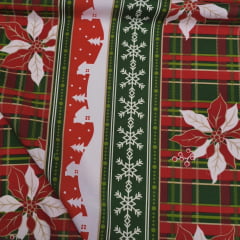 Toalha Natal Flores Natalinas