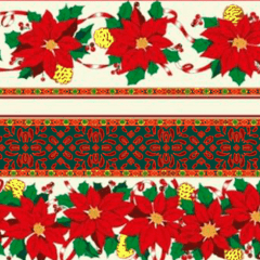 Toalha Natal Natal Florido