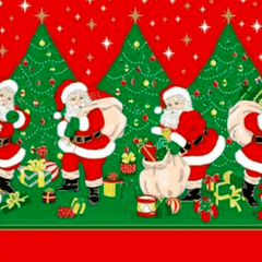 Toalha Natal Noel em Ação
