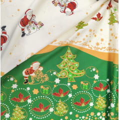 Toalha Natal Papai Noel e Presentes Toalha Natal Papai Noel e Presentes