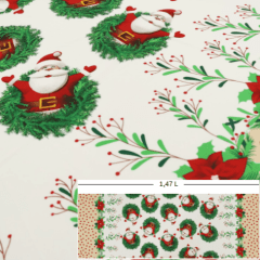Toalha Natal Papai Noel Feliz