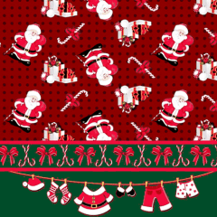 Toalha Natal Preparativos de Natal
