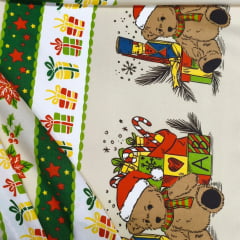 Toalha Natal Ursinhos e Presentes Toalha Natal Ursinhos e Presentes