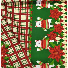 Toalha Natal Ursinhos Quentinhos no Natal Toalha Natal Ursinhos Quentinhos no Natal