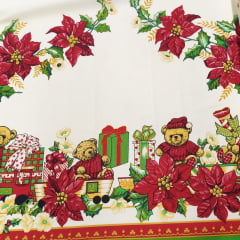 Toalha Natal Ursos de Brinquedo Natalinos