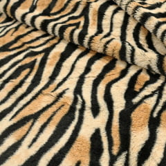 Pele Baixa Animal Print Tigre