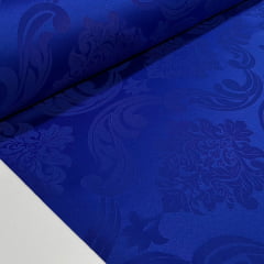 Tecido Jacquard Azul Royal