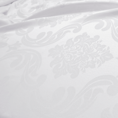 Tecido Jacquard Branco Ramos 