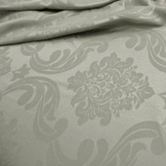 Tecido Jacquard Cinza Lunar Tecido Jacquard Cinza Lunar