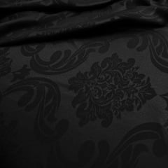 Tecido Jacquard Preto