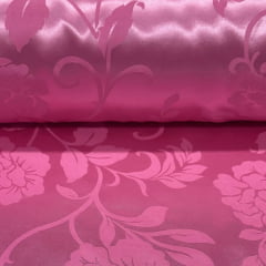 Tecido Jacquard Rosa RELÂMPAGO