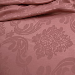 Tecido Jacquard Rosa Antigo
