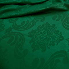 Tecido Jacquard Verde Bandeira